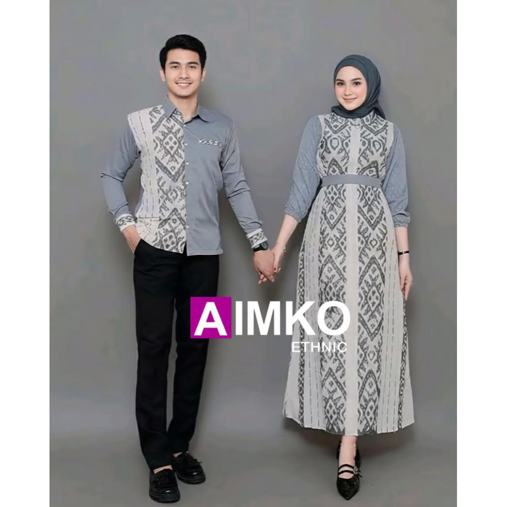 BELVIA WHITE COUPLE TENUN - BAJU TENUN - COUPLE TENUN - BAJU TENUN LEBARAN