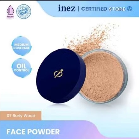 Inez face powder 07 burly Wood