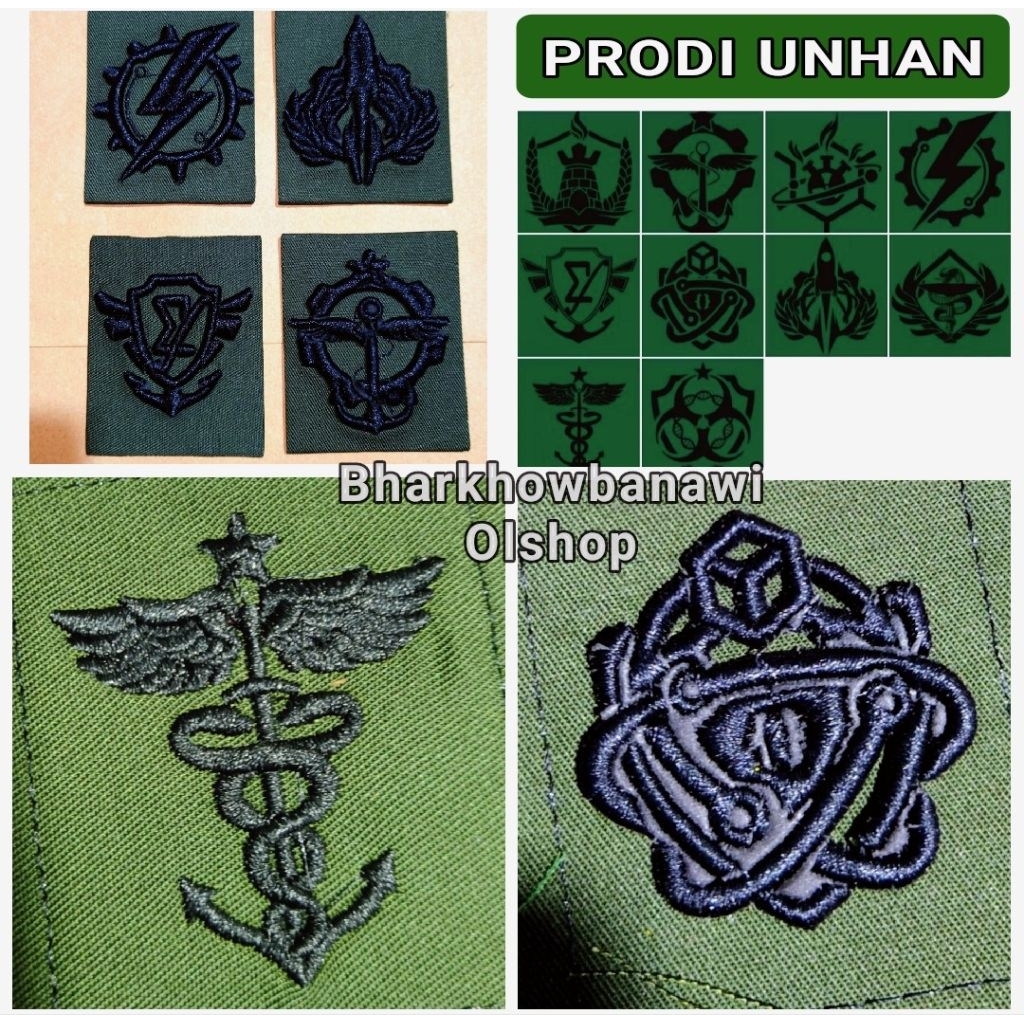 Bet PRODI UNHAN RI Bordir plus pengeras bet unhan bet program studi satuan lengkap