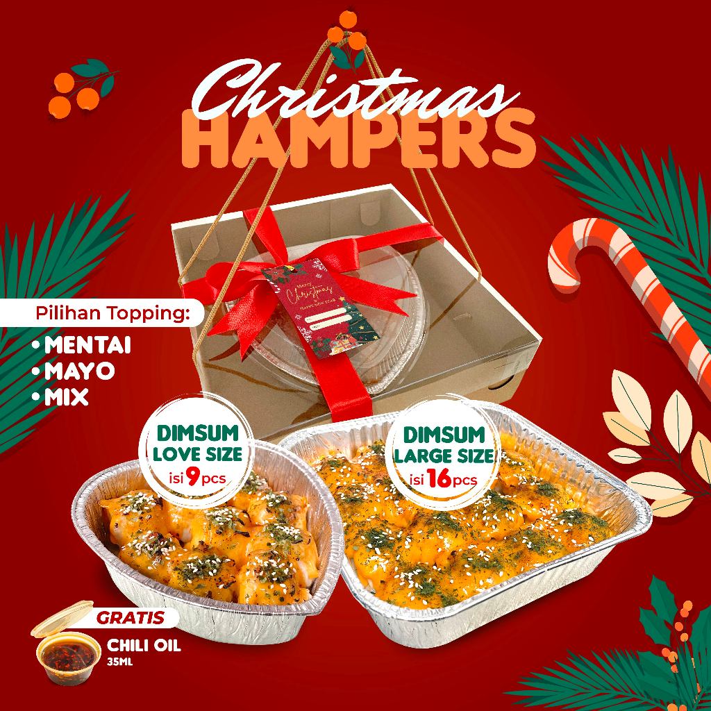 Hampers Natal / Christmas - Dimsum Mentai Hampers / Gyoza Mentai