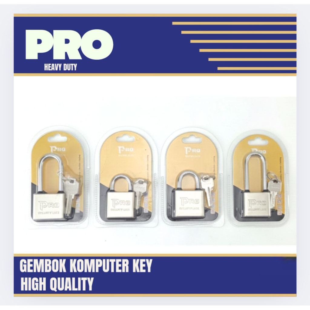 Gembok Komputer Key Jantung Kuningan Pro