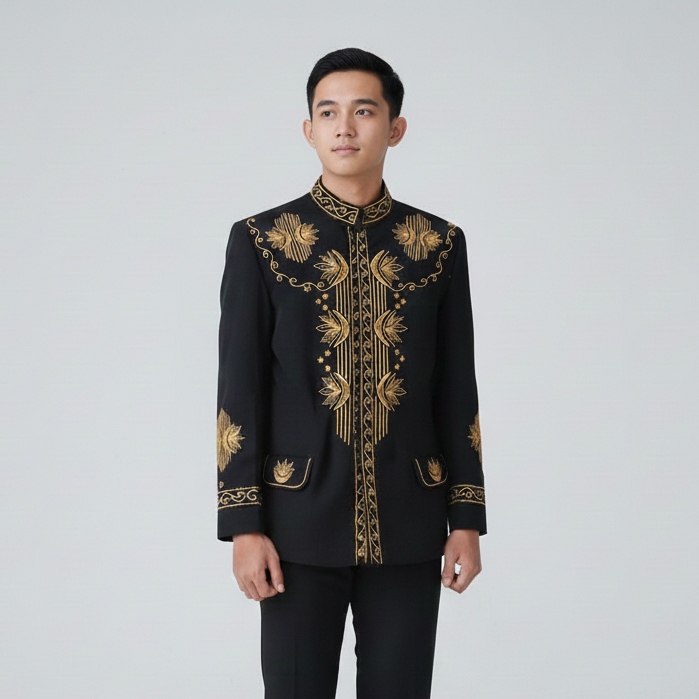 Baju Pengantin Adat Aceh Melayu Cowok Model "Ä"