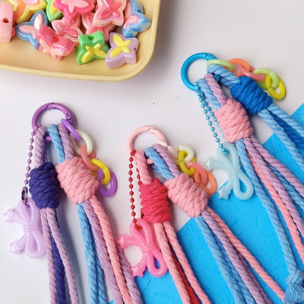 Isi 10 Gantungan kunci Lucu/grosir gantungan kunci keychain