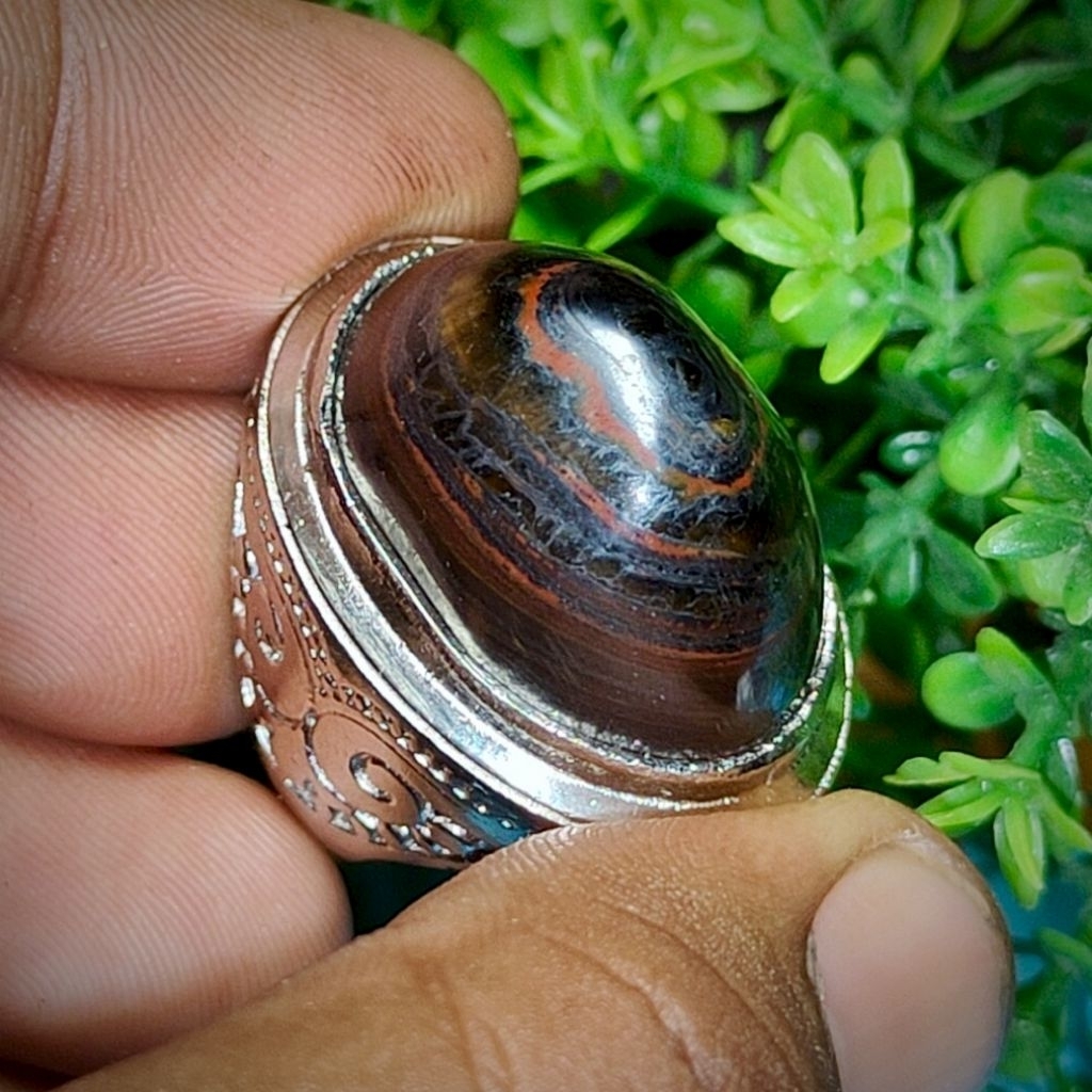 akik puser bumi badar besi lengket magnet