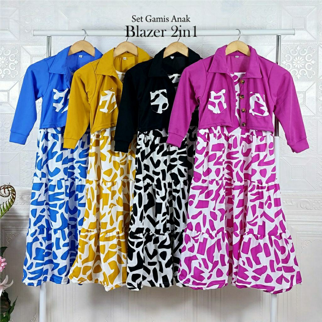 Gamis Set Blazer Anak