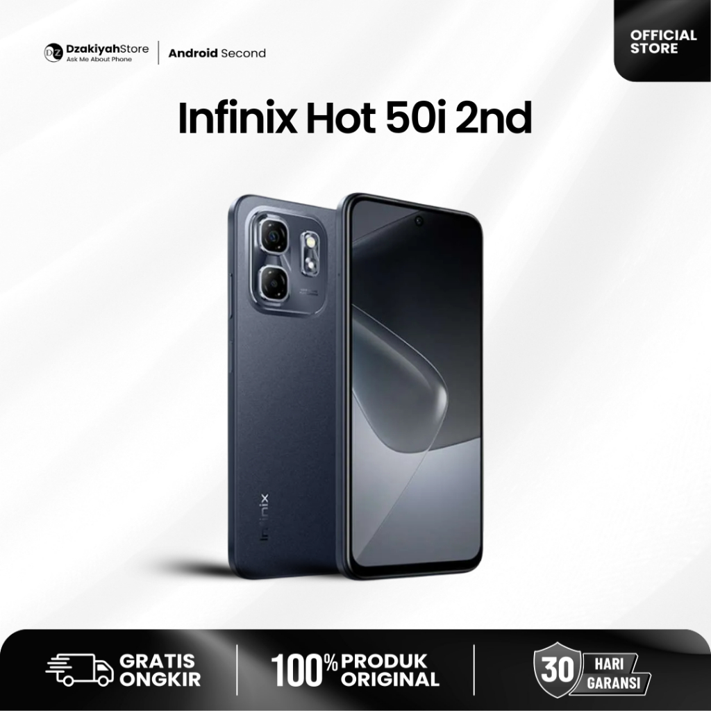 Infinix Hot 50i 6/128GB Second Like New (HP Saja) - Dzakiyah Store