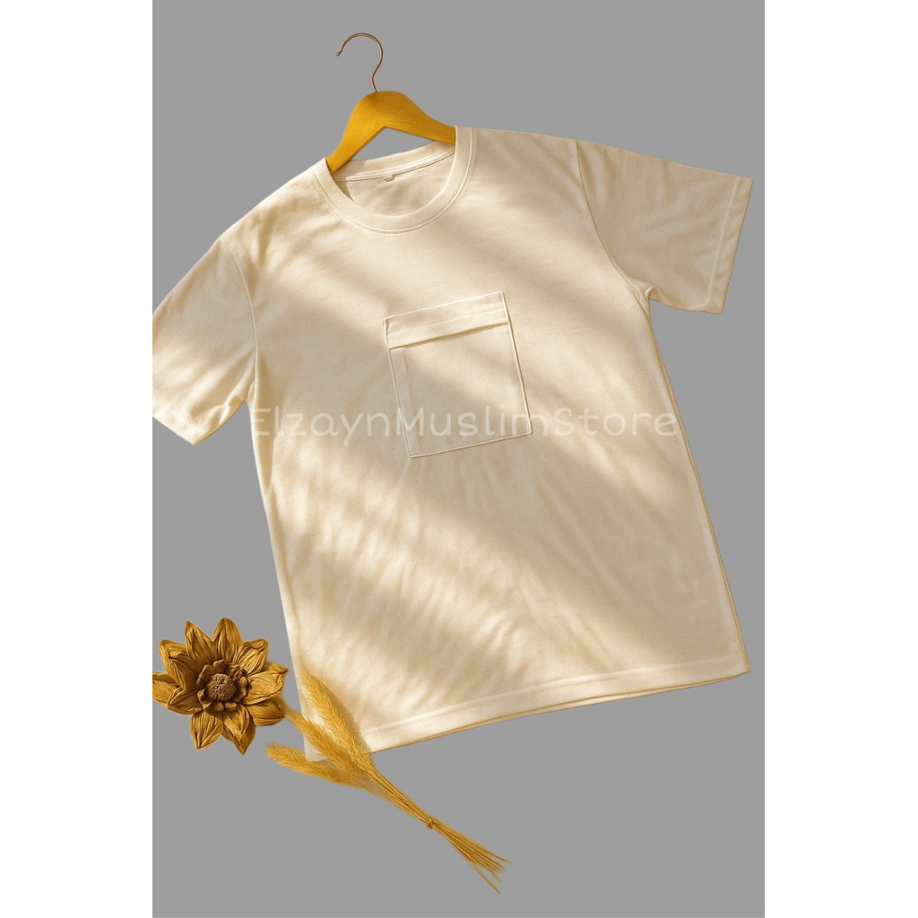 KAOS UMROH PRIA SAKU DEPAN PREMIUM IBADAH HAJI & UMROH PRIA