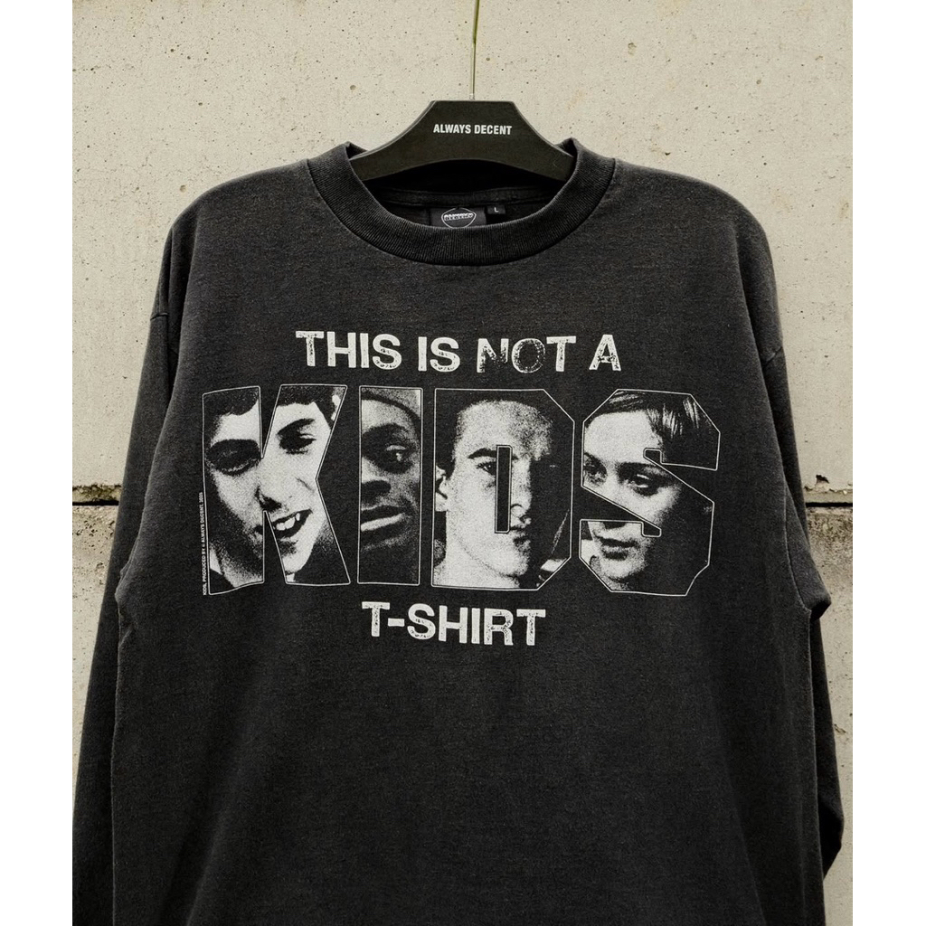 T-Shirt / Tees Longsleeve ALWAYS DECENT Fugazi Band Black Colour (NEW)