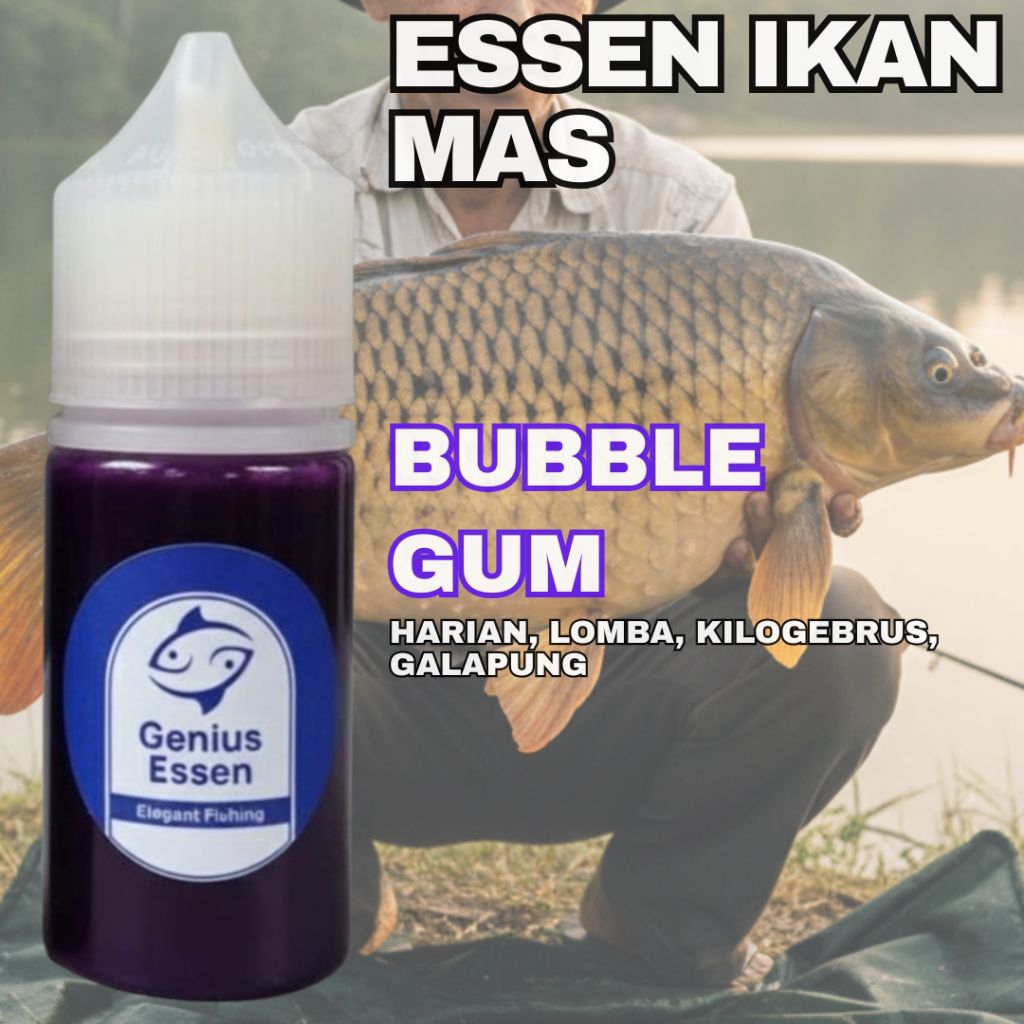 ESSEN IKAN MAS VARIAN BUBBLEGUM essen ikan mas harian essen ikan mas lomba essen ikan mas kilogebrus