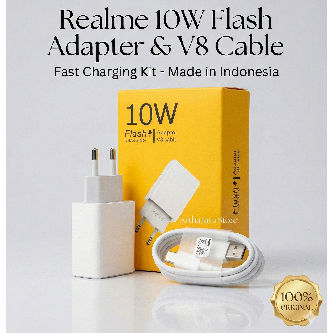Charger Flash Charging Realme C3 C2 Realme C2 Pro Original 100% Micro USB