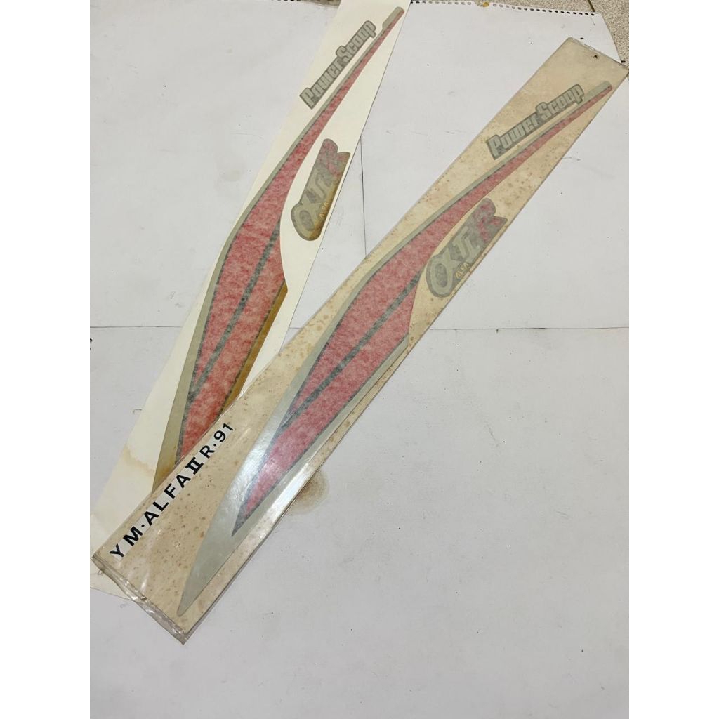 STRIPING STIKER LIST BODY YAMAHA ALFA TAHUN 1991 ORIGINAL