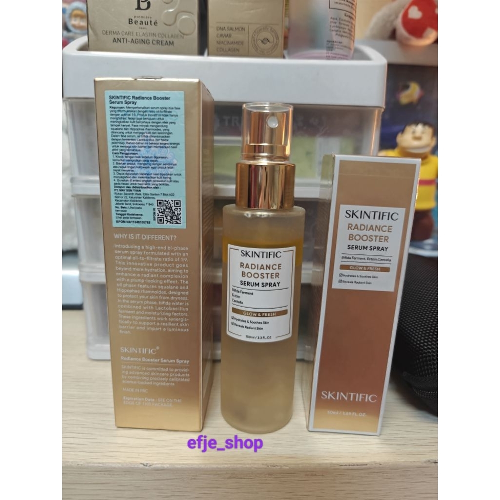 SERUM SPRAY SKINTIFIC,RADIANCE BOOSTER SERUM SPRAY,Face Mist serum