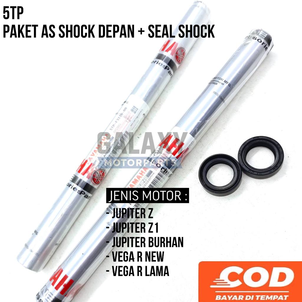 Paket As Shock Depan + Seal (5TP) Yamaha Jupiter Z / Jupiter z1/ Jupiter Robot/ Vega R Sil Sok 1 Set