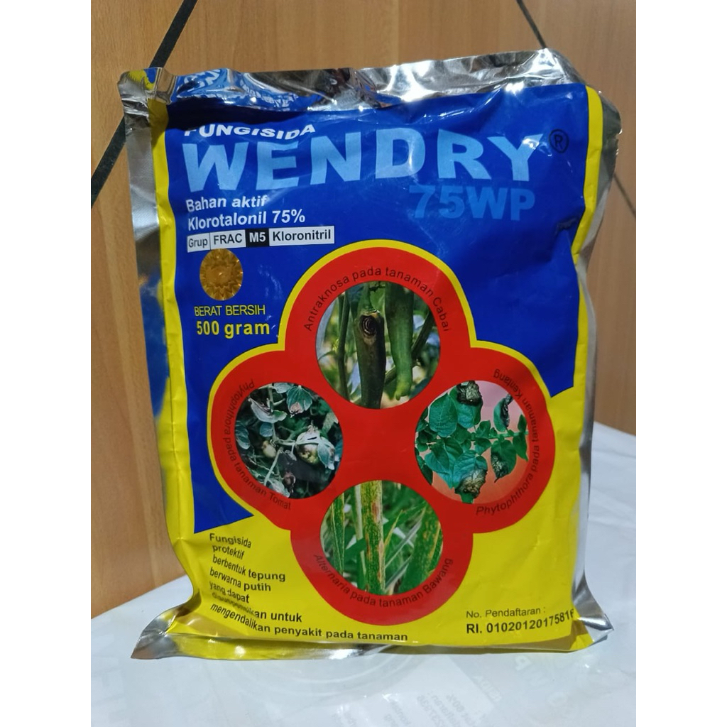Fungisida WENDRY 75WP kemasan 500gr
