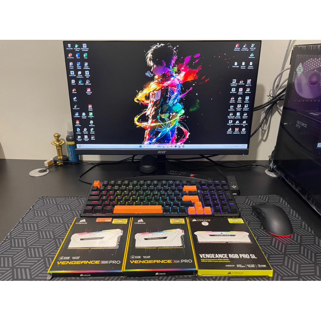 CORSAIR 16Gb (2x8Gb) DDR4 Vengeance RGB Pro