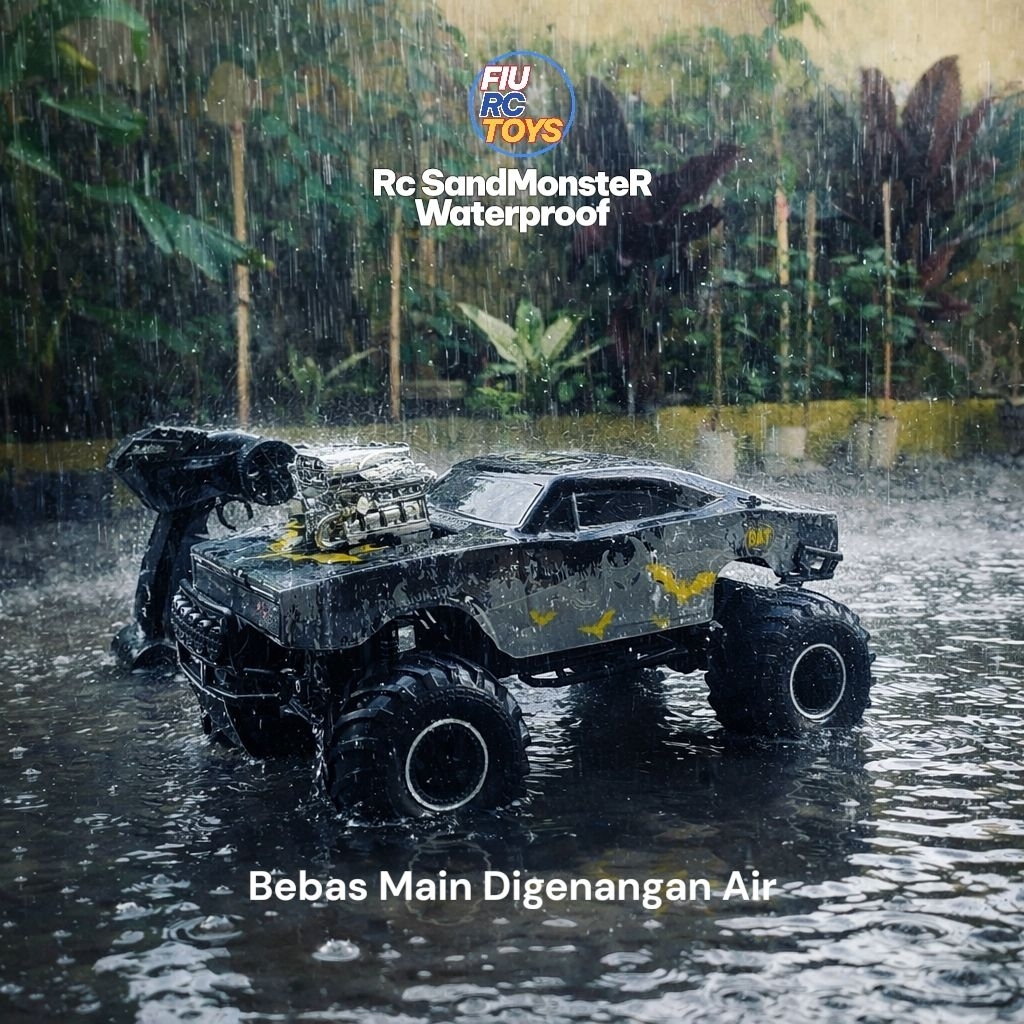 RC Mobil Offroad 4WD Jumbo Skala 1:10 Anti Air Bisa Main Hujan