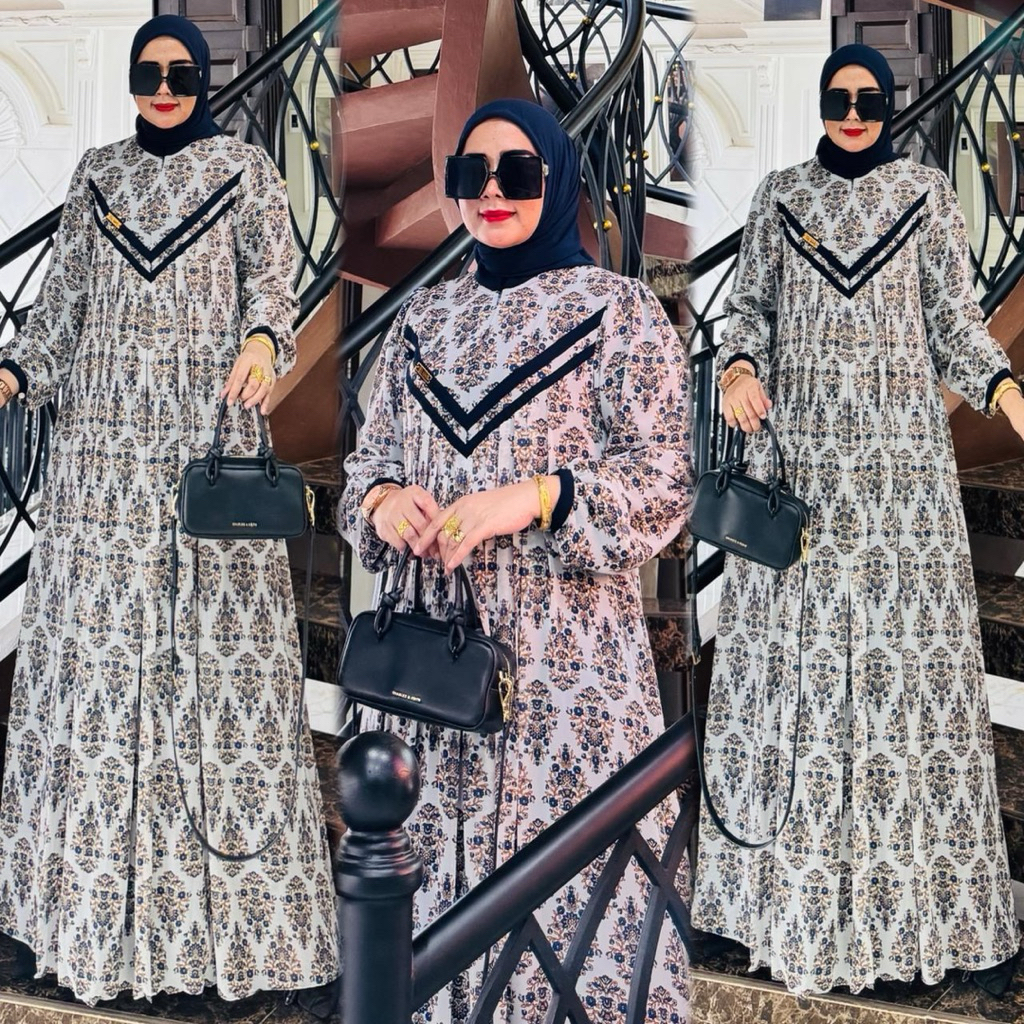 MAHARANI SET JILBAB / Gamis maharani set / COD / elis milano