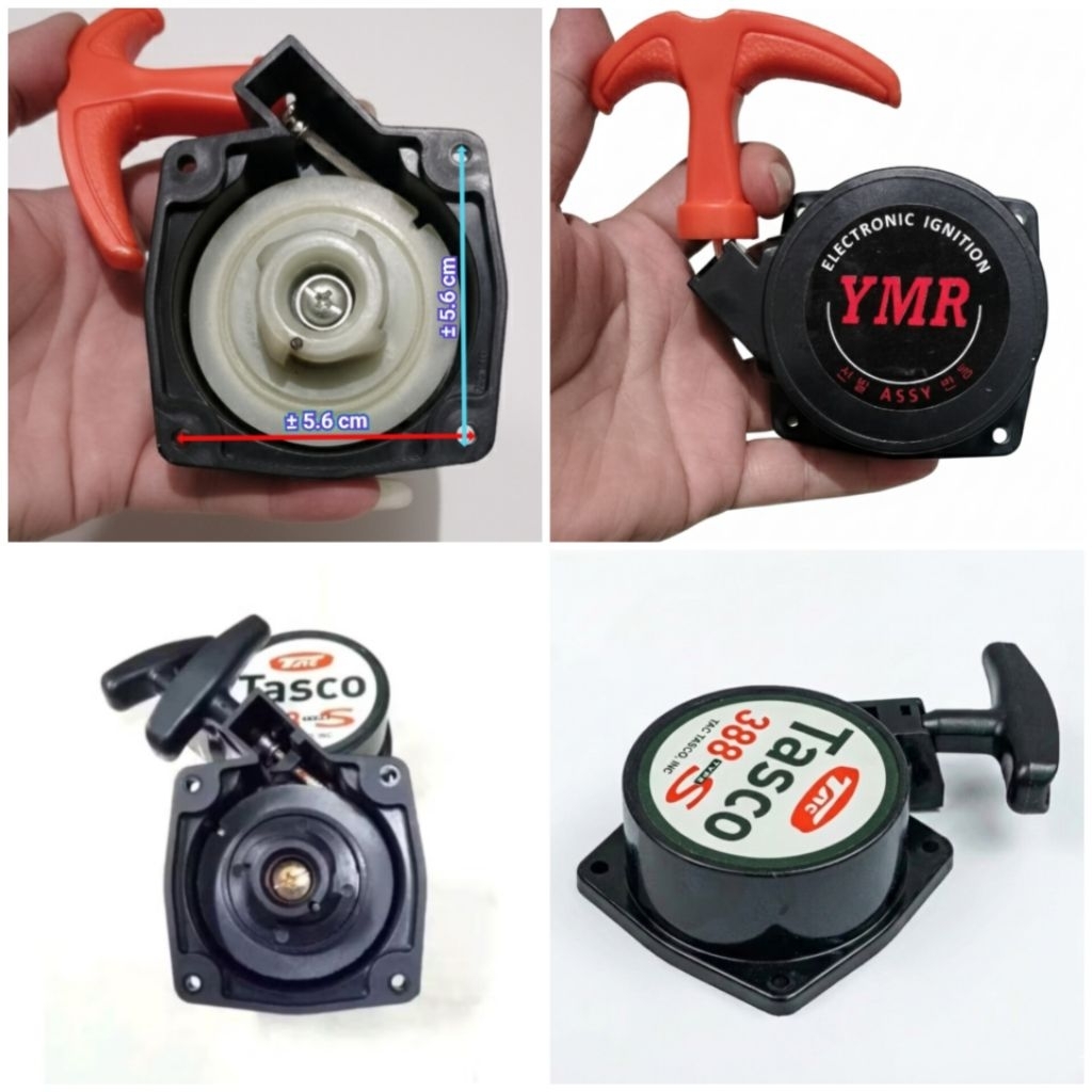 Recoil Starter Assy 368E TASCO Tarikan TANAKA 338 PRO SUPER Engkolan Mesin Potong Rumput Gendong 2Ta