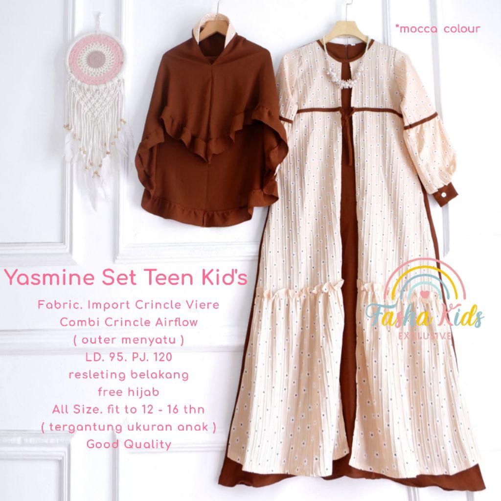 Yasmine Set Teen Kids By Fasha Kids