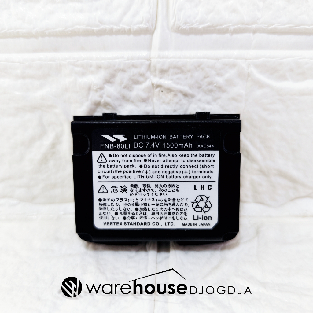 Battery FNB-80 Handy Talkie HT Yaesu VX-6R VX-5R VX-7R Baterai FNB80Li FNB-80Li batre VX7R VX6 VX5