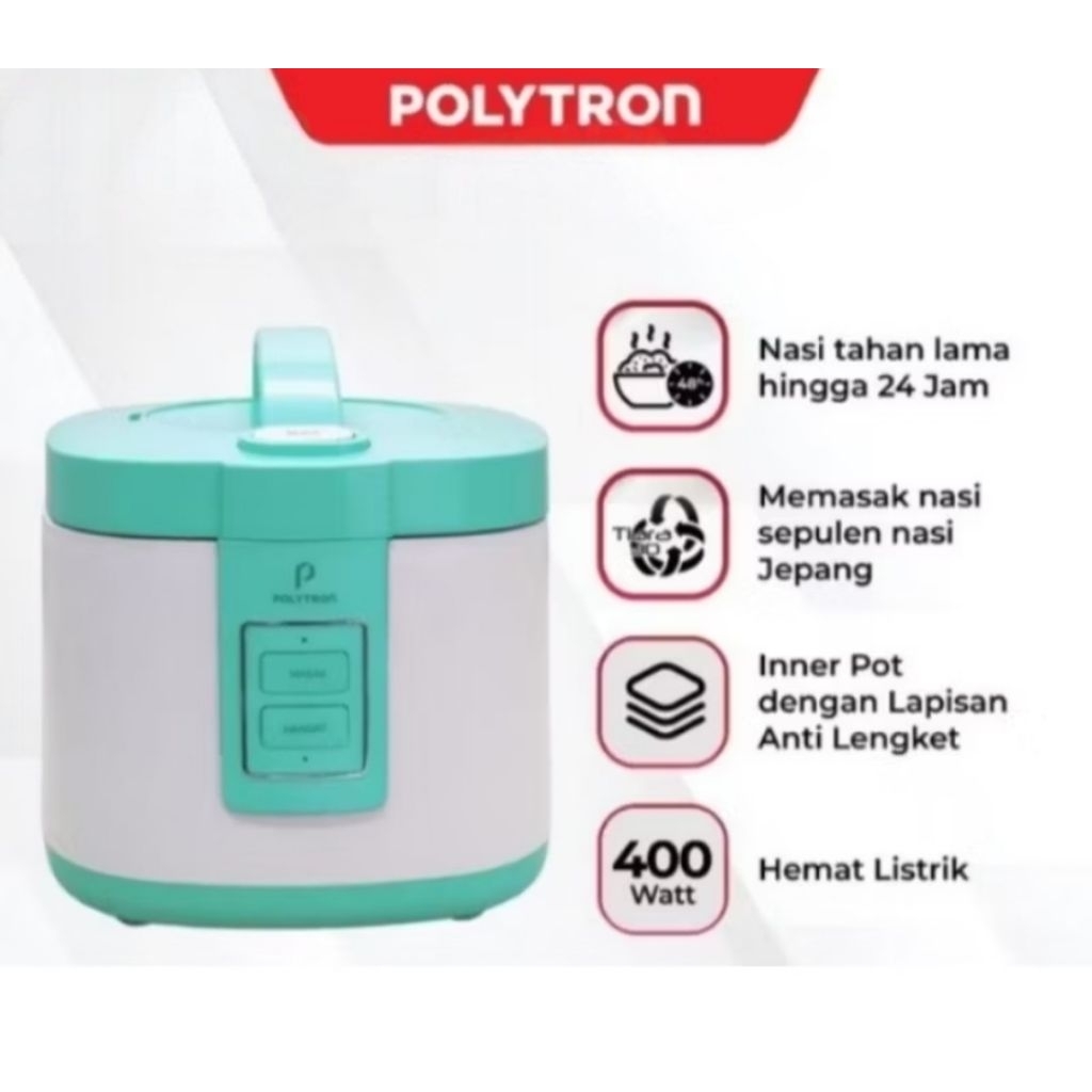 Magic Com POLYTRON PRC 1202G 2 liter /Penanak Nasi POLYTRON 2l