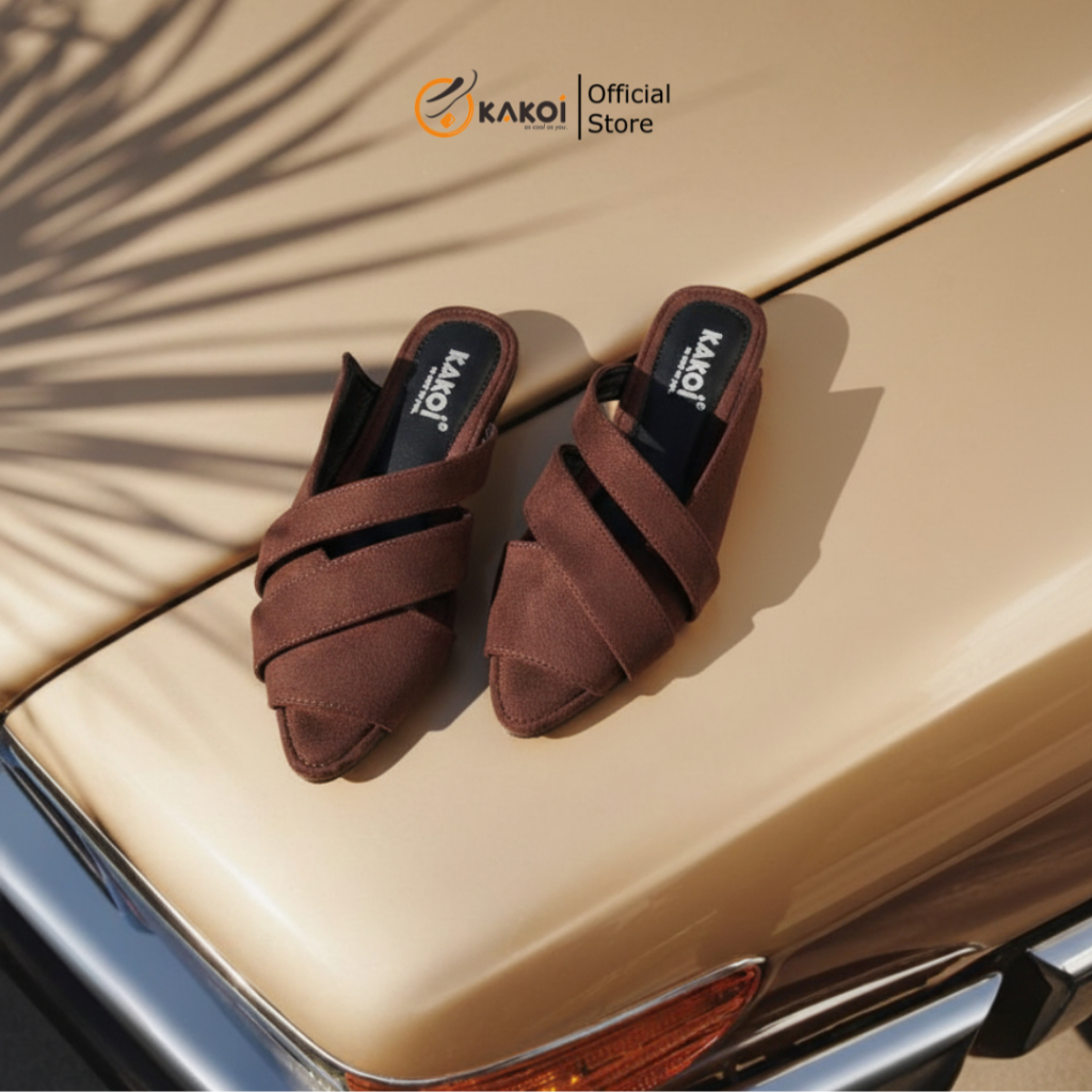 Kakoi Sunny Flat Shoes Wanita Sepatu Santai Anti Licin Elegan dan Nyaman untuk Harian
