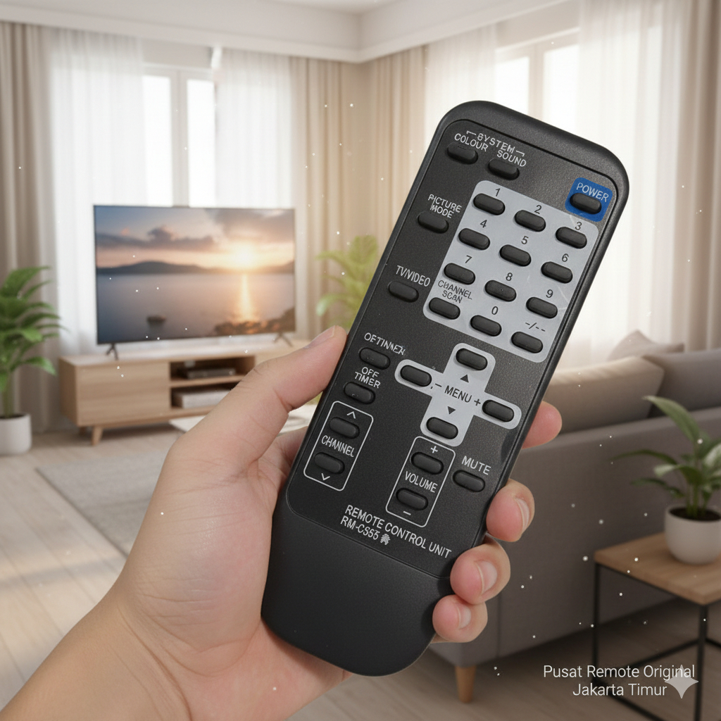 REMOTE REMOT TV JVC TABUNG HITAM