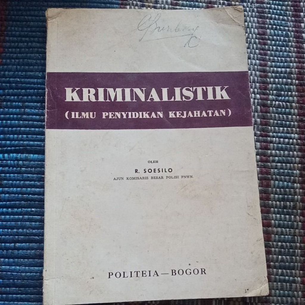 original kriminalistik R Soesilo
