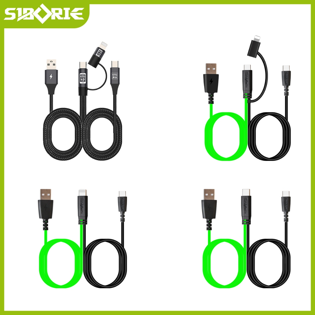 Siborie OTG Kabel Konversi Digunakan untuk kartu suara langsung Adapters iPhone Conversion lines PC 