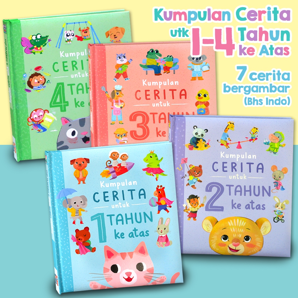 Kumpulan Cerita untuk 1-3 Tahun ke Atas (7 cerita - Bahasa Indonesia) - buku cerita anak