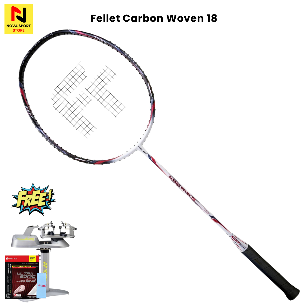 Felet Raket Badminton Carbon Woven 18