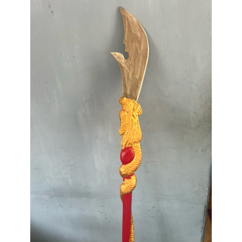 TONGKAT PEDANG GUAN YU / TONGKat KWAN KONG UKIR KAYU