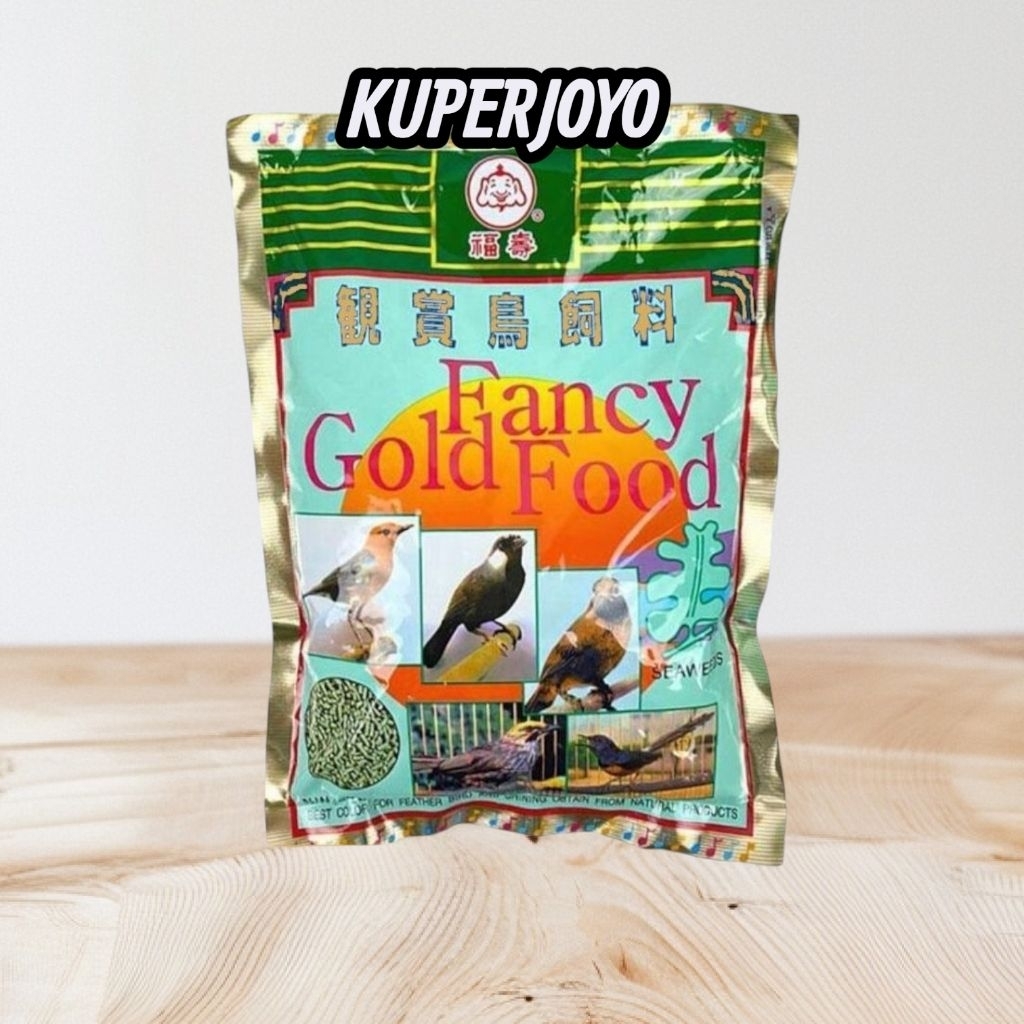 FANCY GOLD FOOD seaweed's Pur Voer 450gr Makanan Burung Berkualitas Tinggi