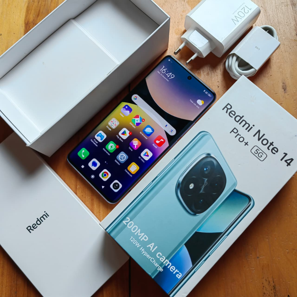 XIAOMI REDMI NOTE 14 PRO+ 5G 12/512 &8/265 SECOND HANDPHONE SECOND HP SEKEN HP BEKAS HP MURAH