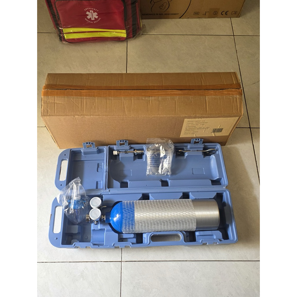 Tabung Oksigen Portable Travelling Aluminium 3,2 Liter
