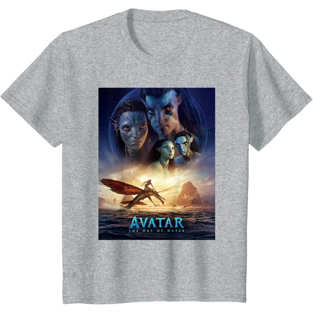 Baju Kaos Anak dan Dewasa Premium Avatar The Way of Water Theatrical Movie Poster T-Shirt Small