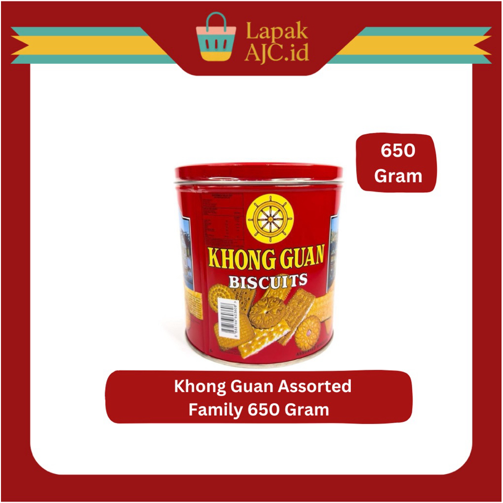 Khong Guan Biscuit Family Assorted 650 Gram Lebaran Festive Murah