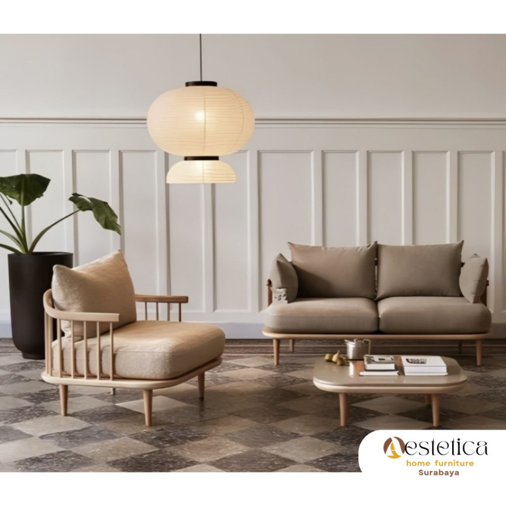 FLY SOFA / SET SOFA KAYU / LOUNGE CHAIR/ KURSI LOUNGE KAYU By Aestetica Furniture Surabaya