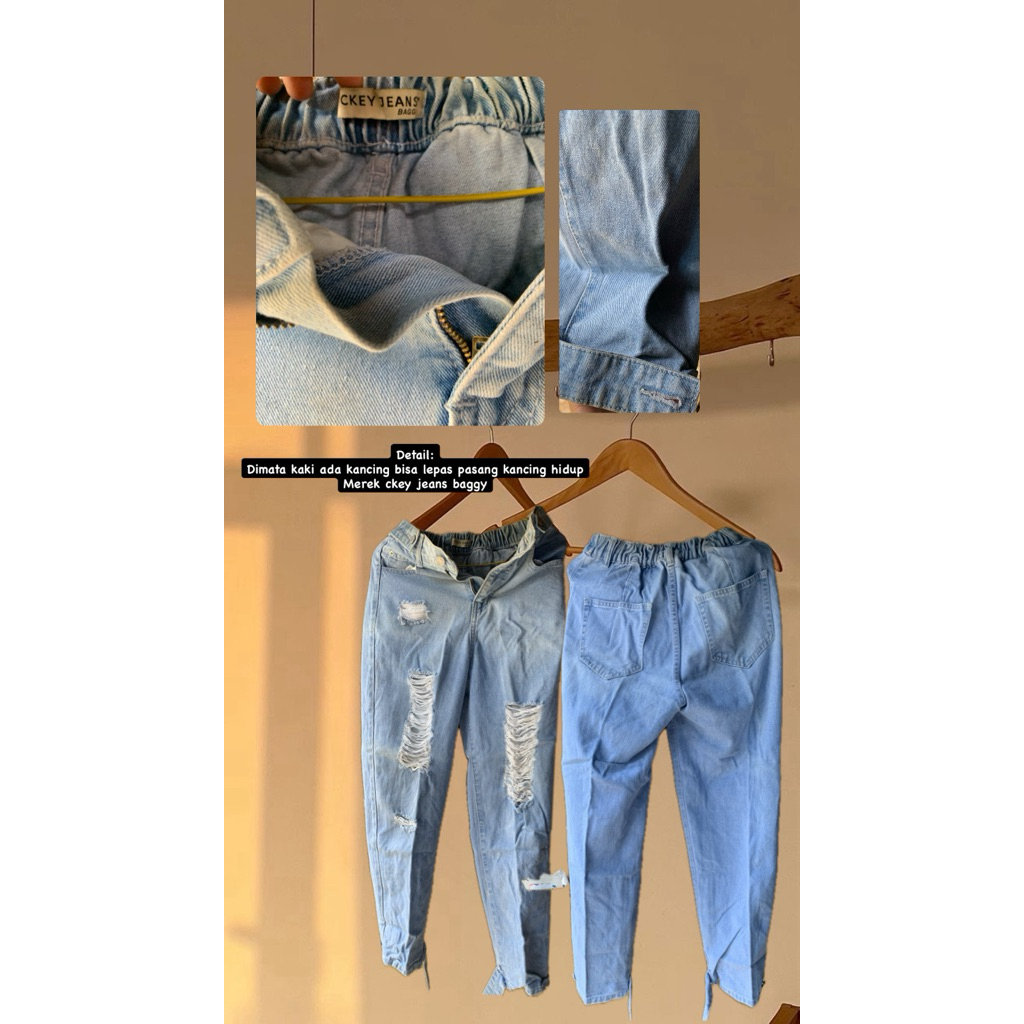 celana levis baggy pants