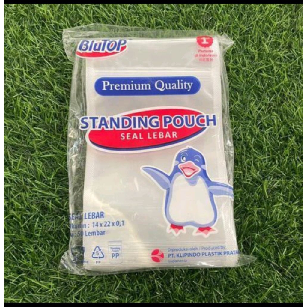Star+ 1 PACK PLASTIK STANDING POUCH SEAL LEBAR / DOUBLE SEAL/PLASTIK KLIP ZIPLOCK KEMASAN BERDIRI /