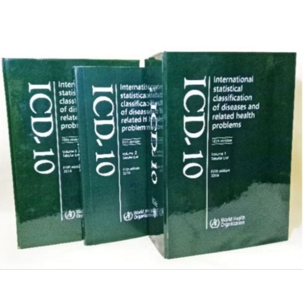 PAKET 3 BUKU ICD-10 VOLUME 1,2&3