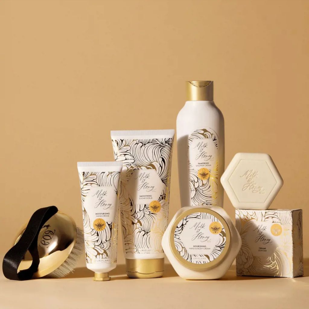 EDISI BARU MH Gold Nourishing Hand & Body Cream// Moisturising Hand Cream// Pampering Shower Cream//