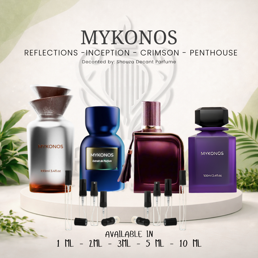 Decant Parfum Mykonos Penthouse - Reflection - Inception - Crimson All Collection Share in Jar