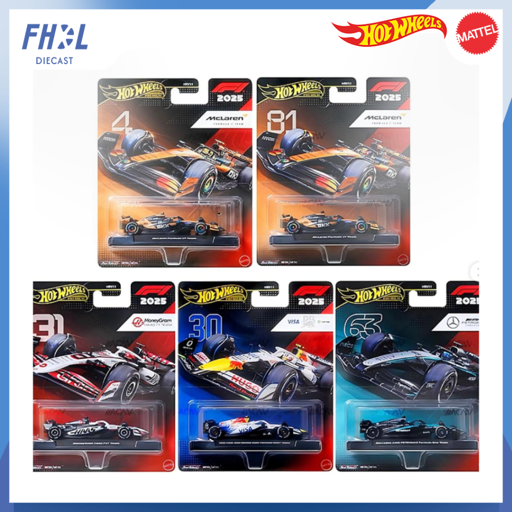 Hot Wheels F1 Premium Petronas,  Mclaren, Red Bull 2026
