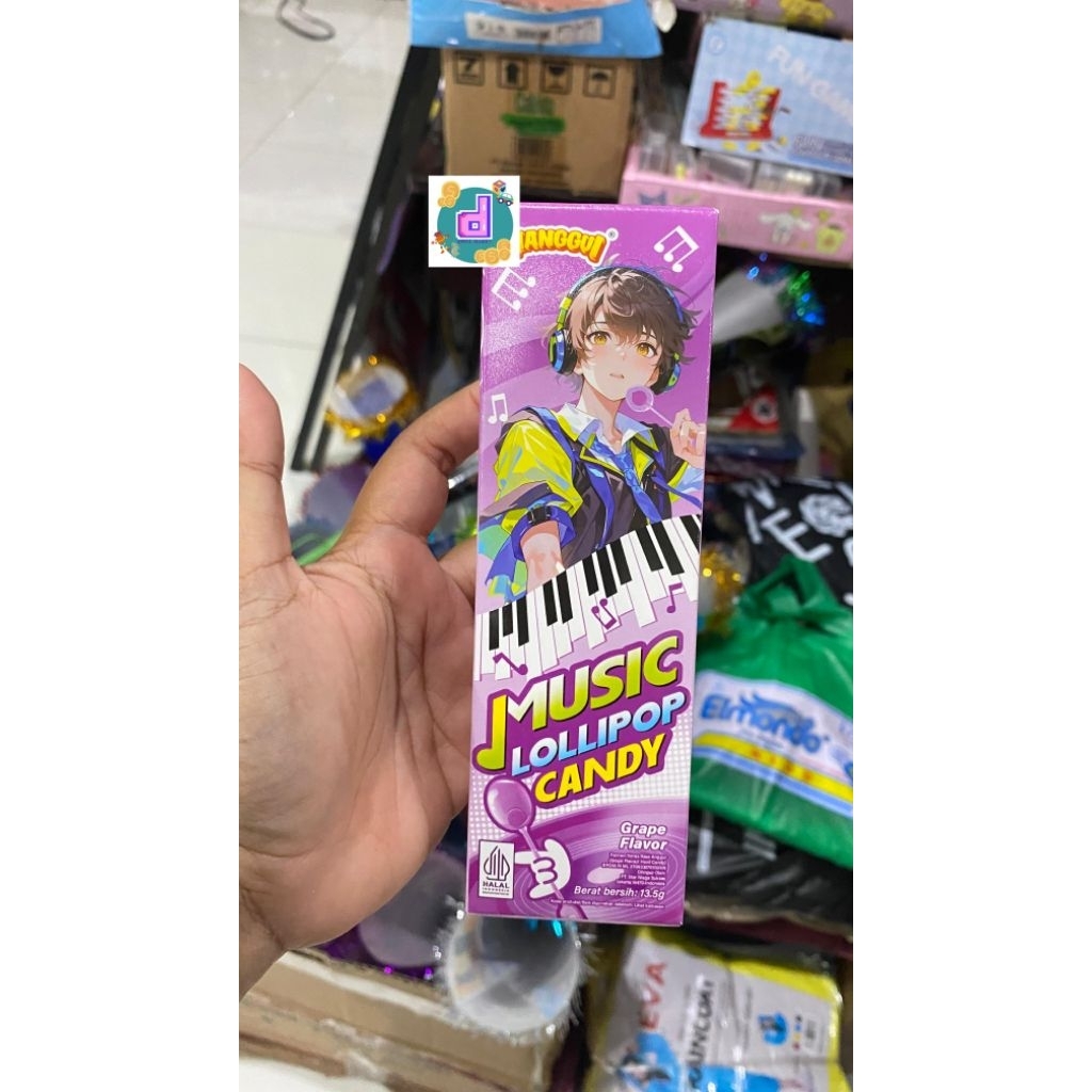Music Lolipop Candy/ Music Lollipop Candy/ Lolipop Musik Halal/ Permen Musik