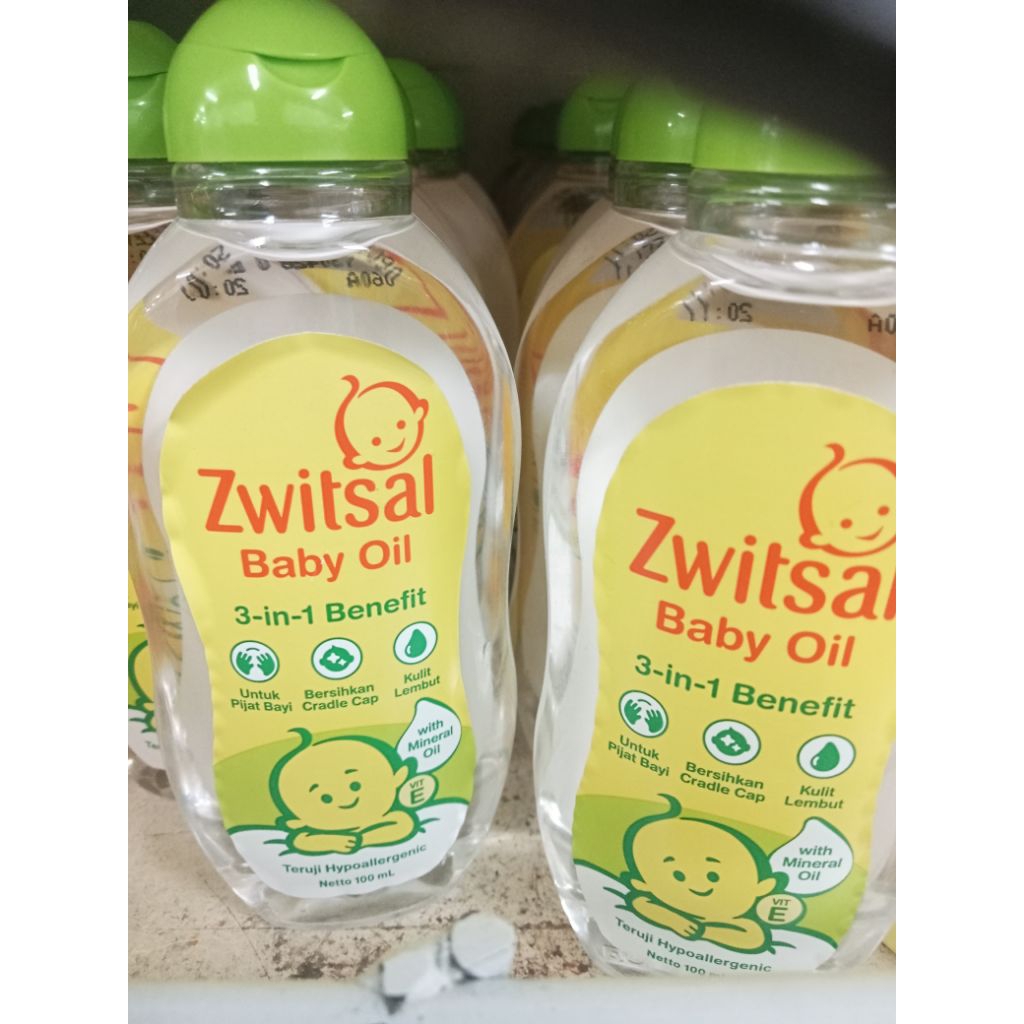 zwitsal baby oil   minyak bayi