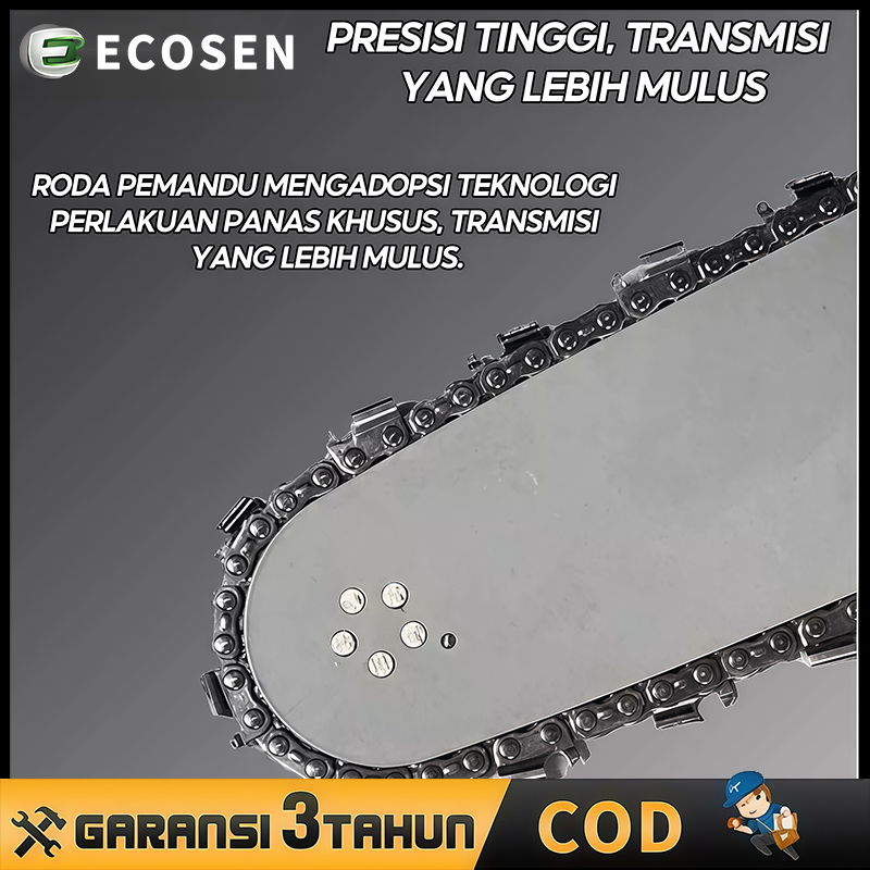 ECOSEN Guide Bar Chainsaw Blade Chainsaw Chain 325 Rantai Chainsaw 20 22 24 Inch