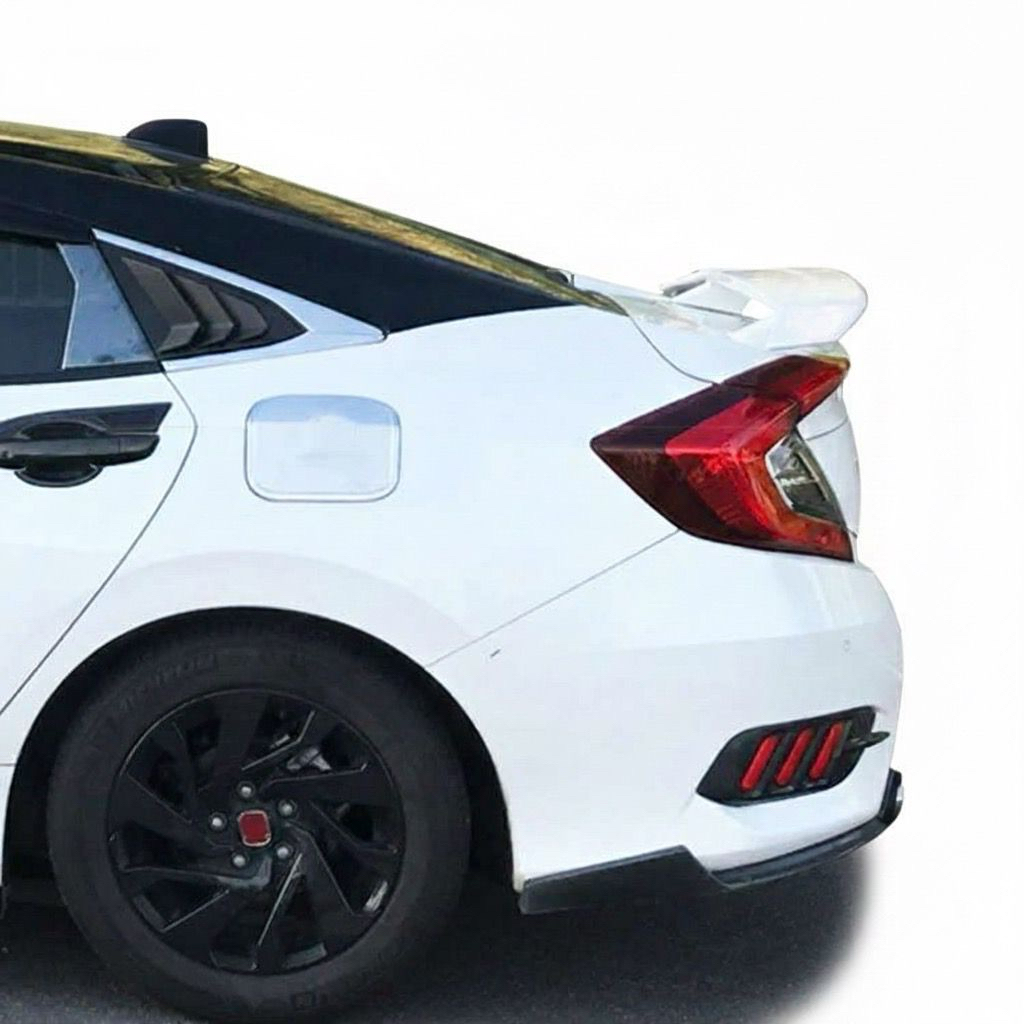 Wing Spoiler Honda Civic Turbo Hatchback GT Plane (2016-2021) Plastik ABS