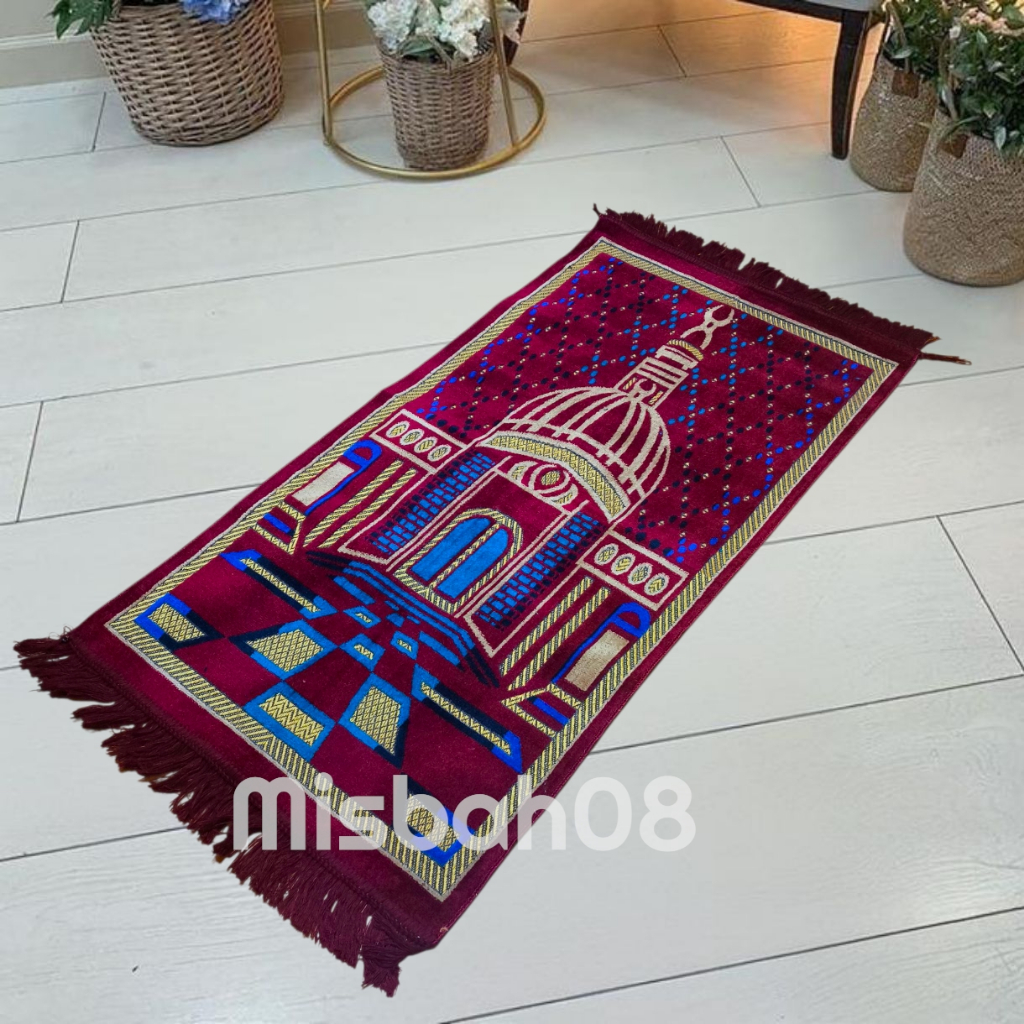 Sajadah ukuran sedang 100cm x 50cm untuk dewasa dan anak