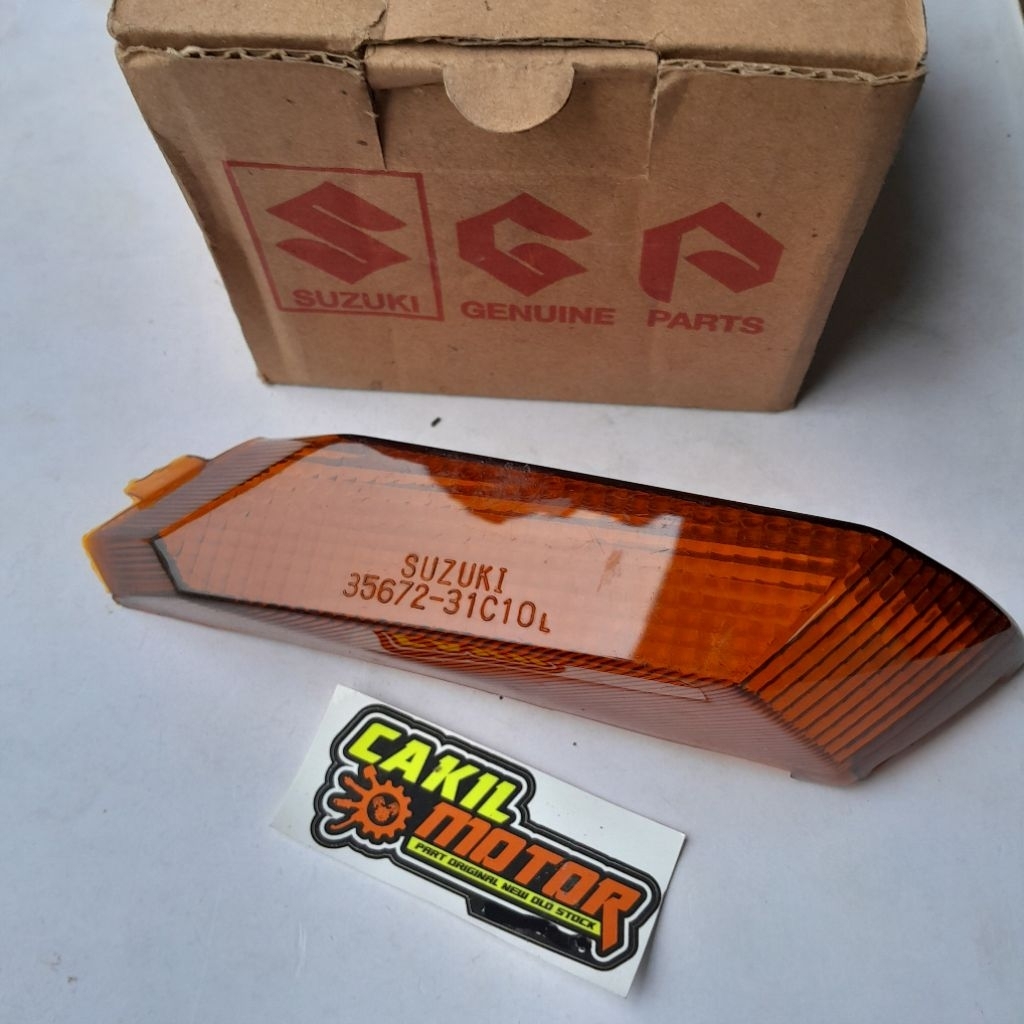 mika lampu sein belakang kiri crystal RC original sgp mika kaca riting sen suzuki crystal asli origi